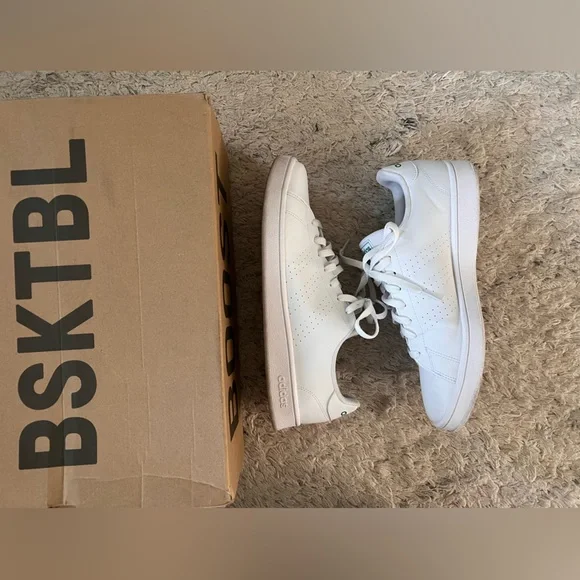 Adidas Classic White Leather Sneakers - Picture 1 of 7